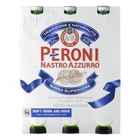 Peroni Nastro Azzurro set van 3 fles 0,33 liter